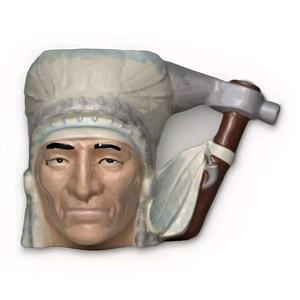 1973 Native American HEAD MUG BYRON MOLDS HAND‎ CRAFTED By SUZY KAY